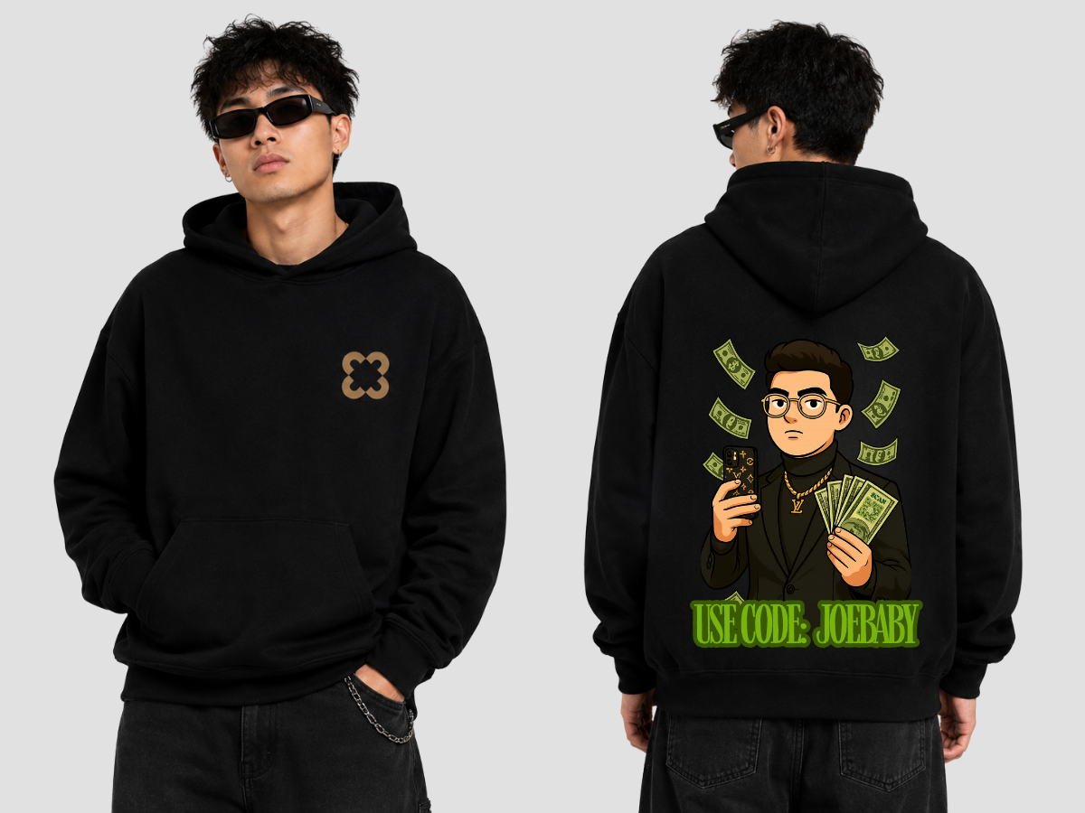 Chubby Club Joe Baby Graphic Hoodie